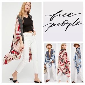 Free People Multicolor Kimono